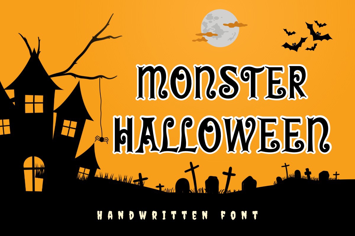 Шрифт Monster Halloween