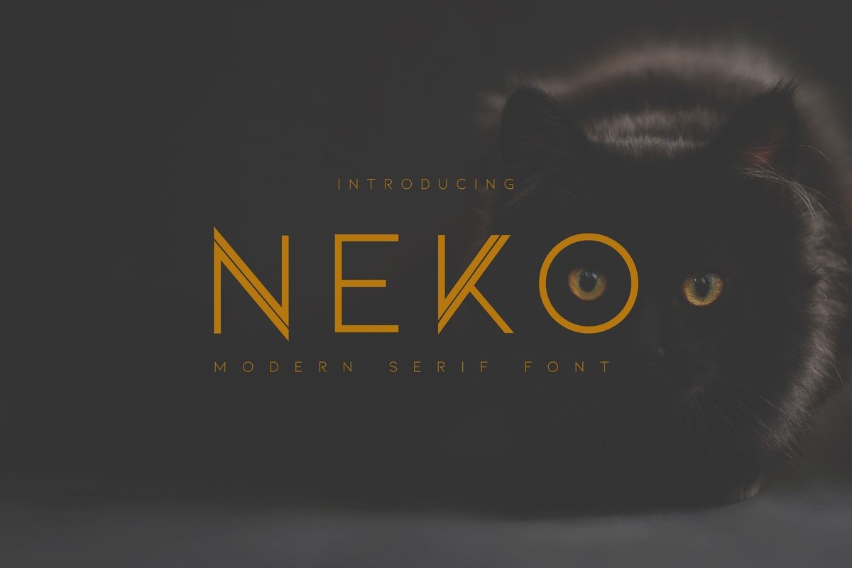Шрифт Neko