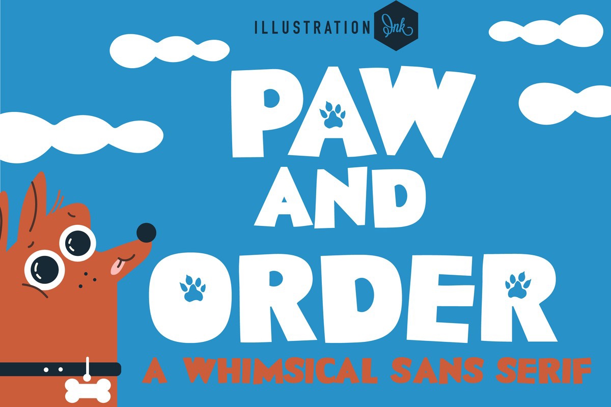 Шрифт PN Paw and Order
