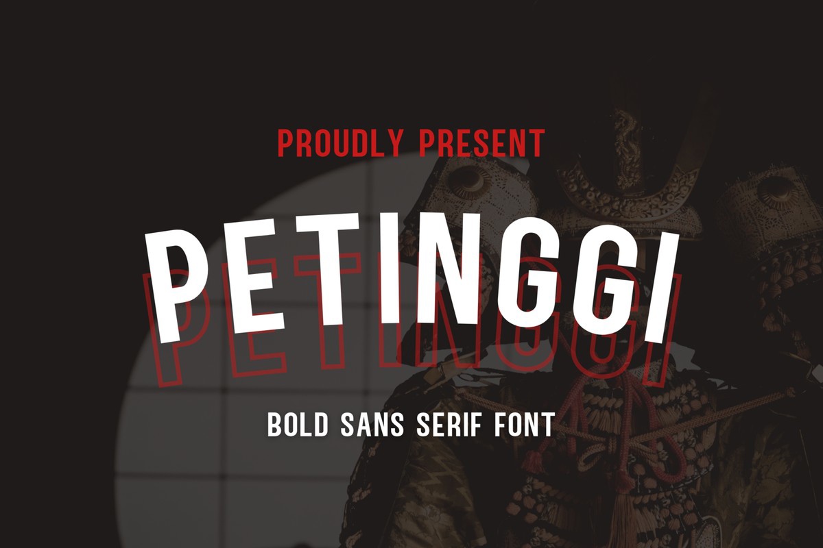 Шрифт Petinggi