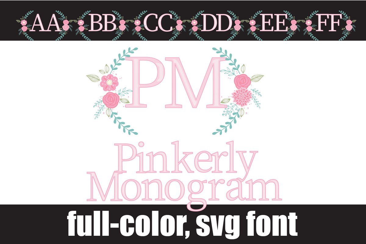 Шрифт Pinkerly Monogram
