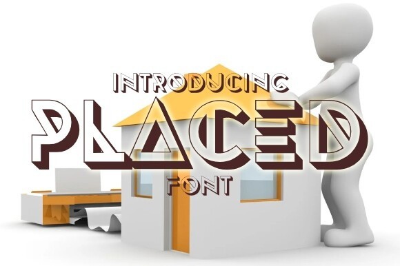 Шрифт Placed