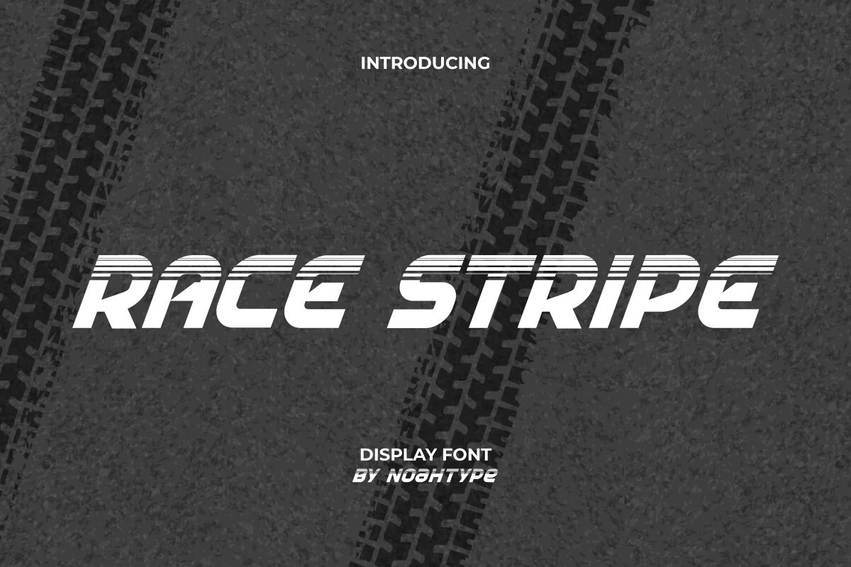 Шрифт Race Stripe