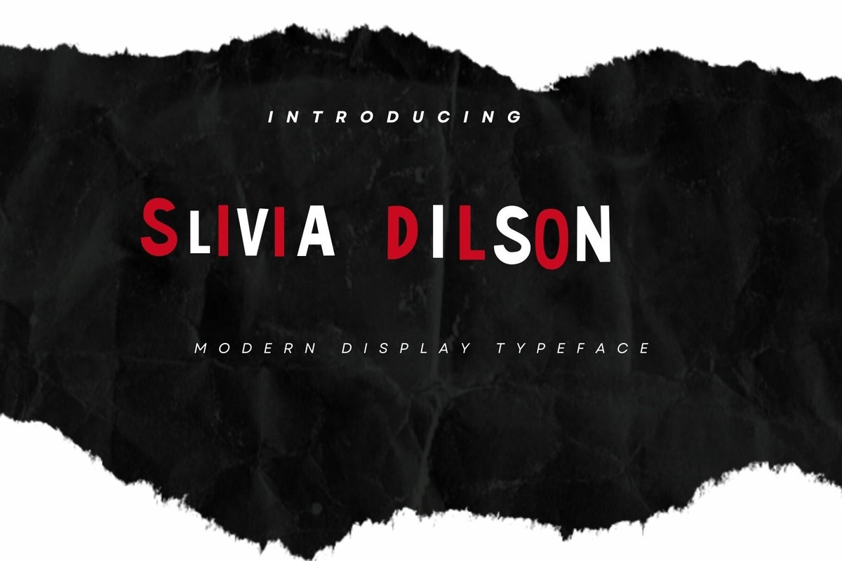 Шрифт Slivia Dilson
