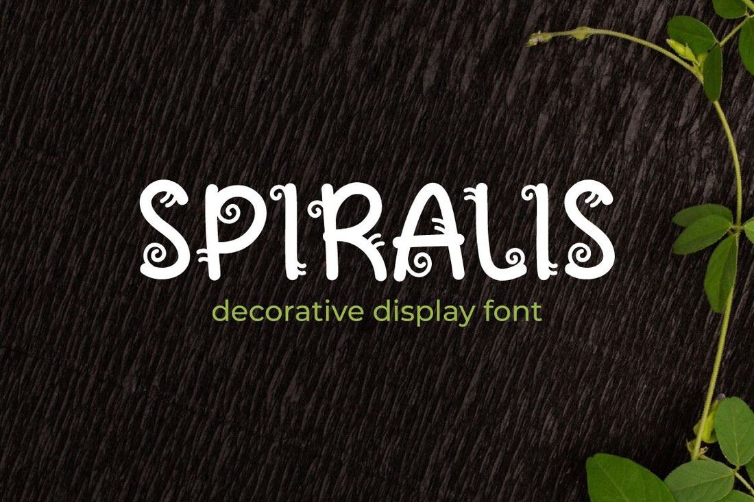 Шрифт Spiralis