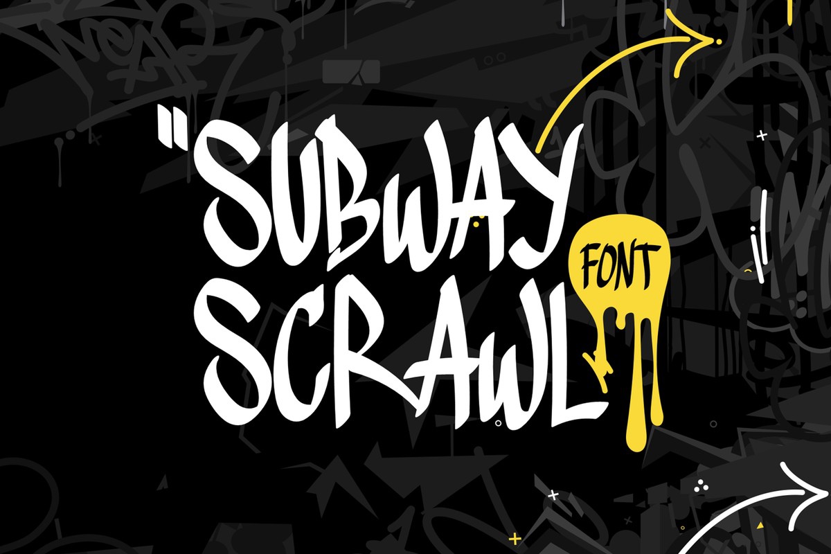 Шрифт Subway Scrawl
