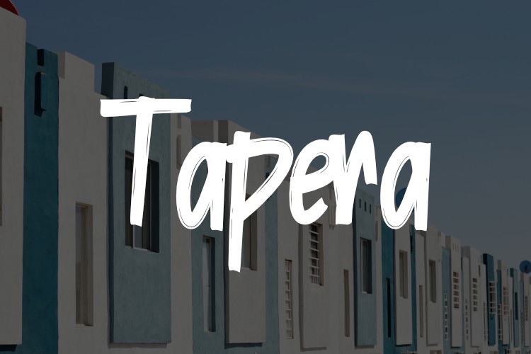 Шрифт Tapera