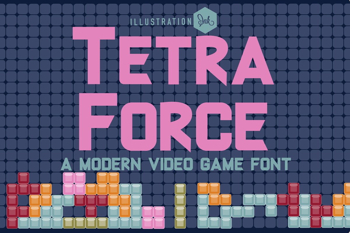 Шрифт PN Tetra Force