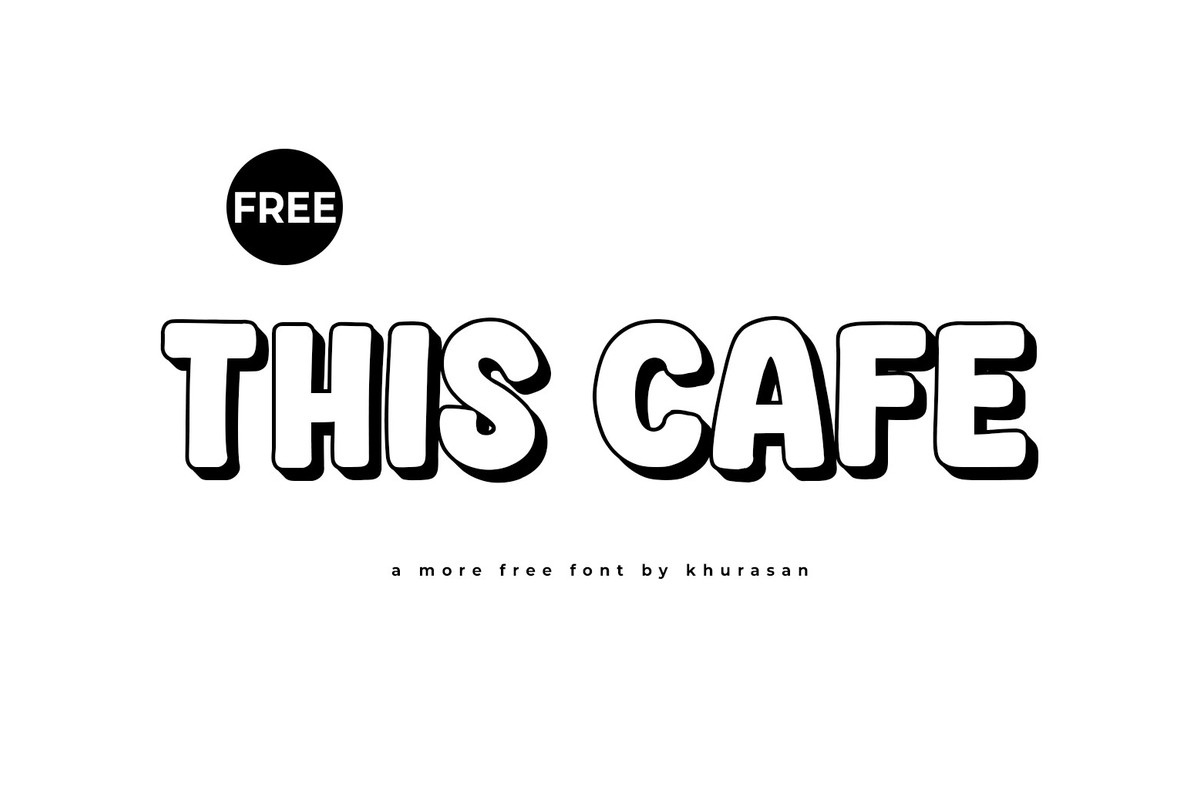 Шрифт This Cafe