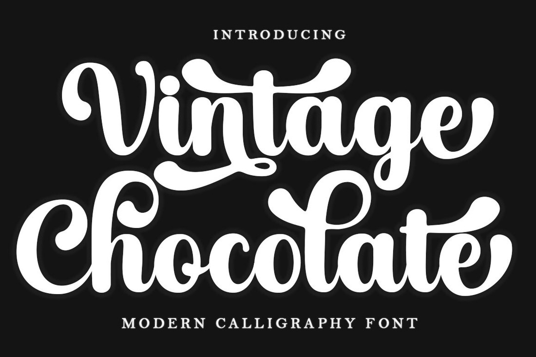 Шрифт Vintage Chocolate Script