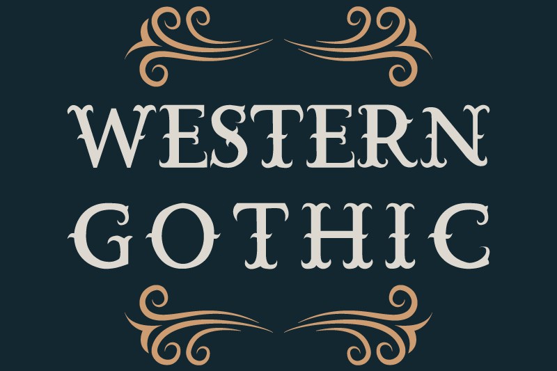 Шрифт Western Gothic