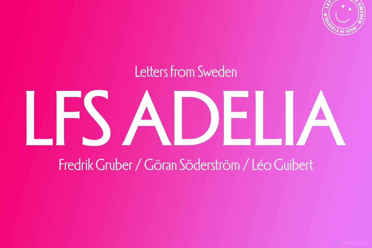 Шрифт LFS Adelia