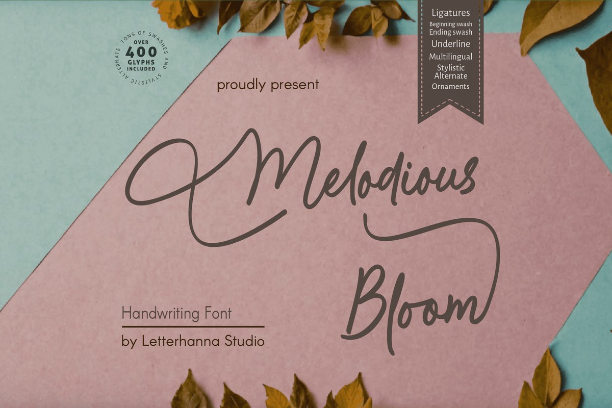 Шрифт Melodious Bloom
