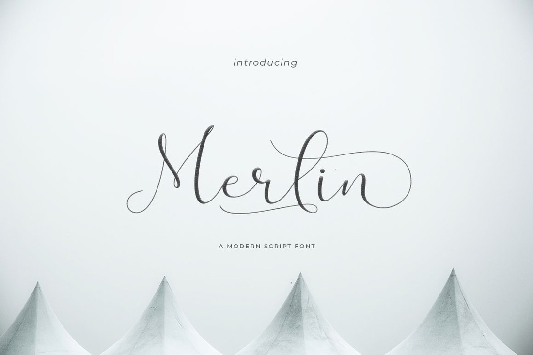 Шрифт Merlin Script