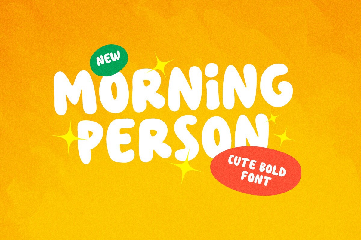 Шрифт Morning Person