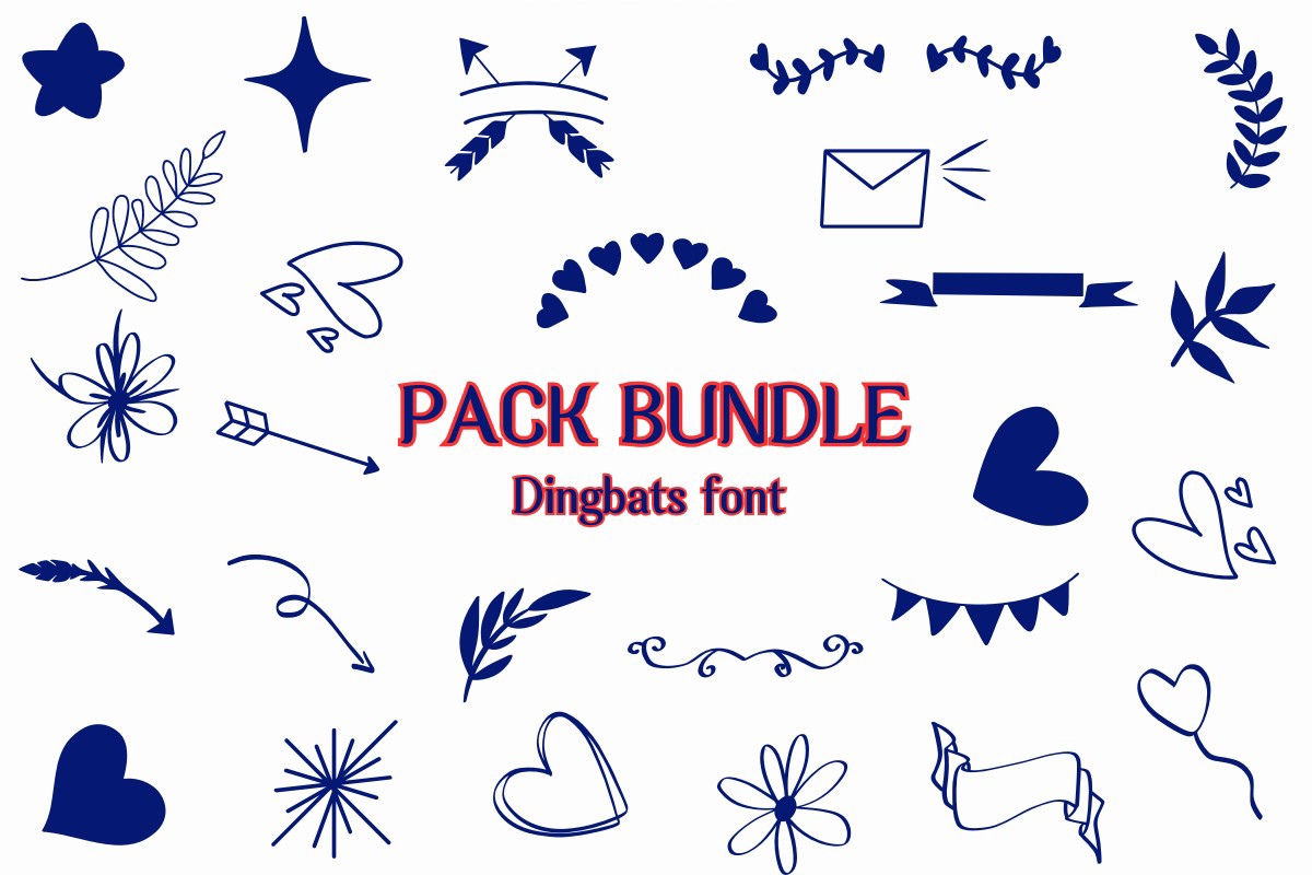 Шрифт Pack Bundle
