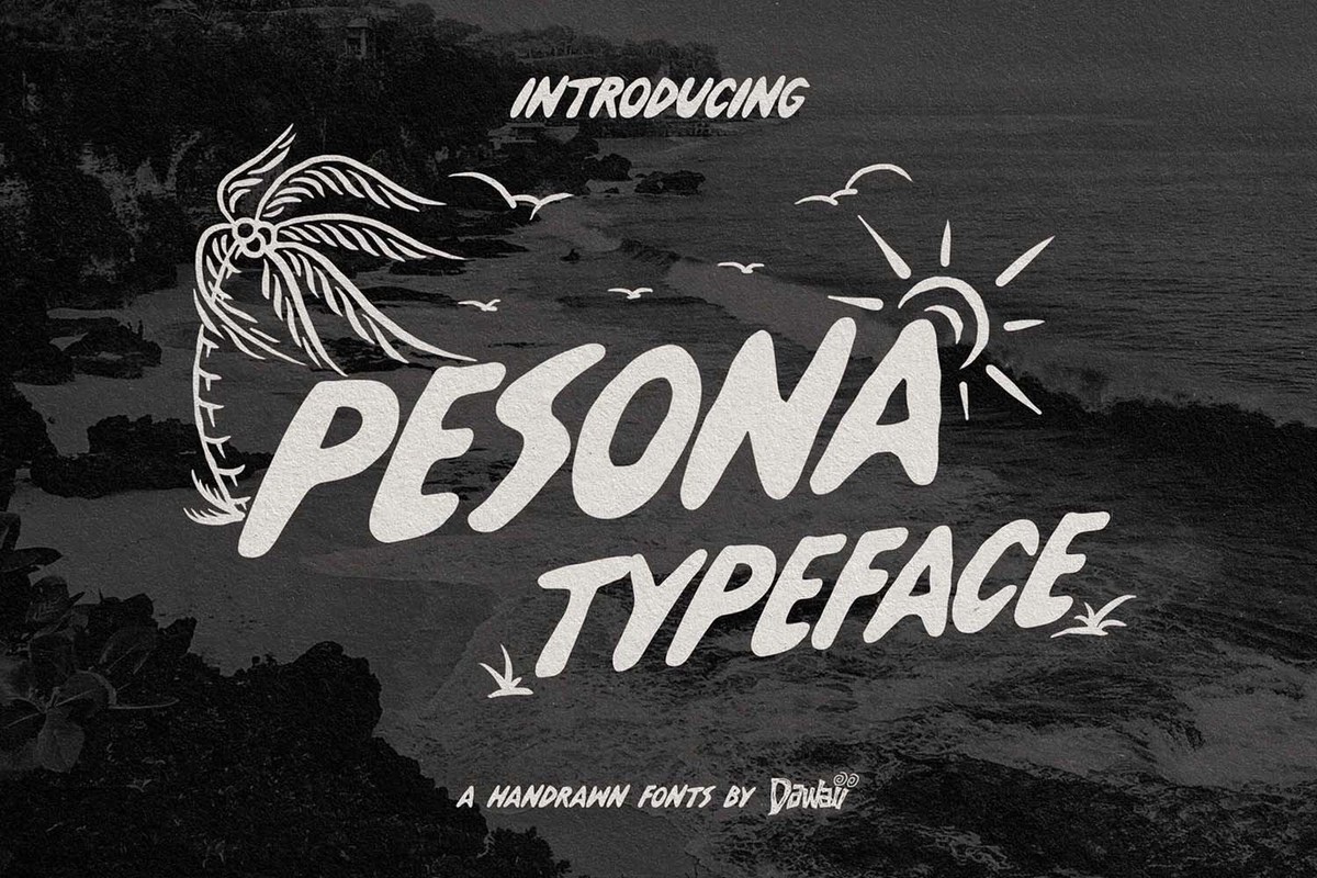 Шрифт  Pesona Typeface