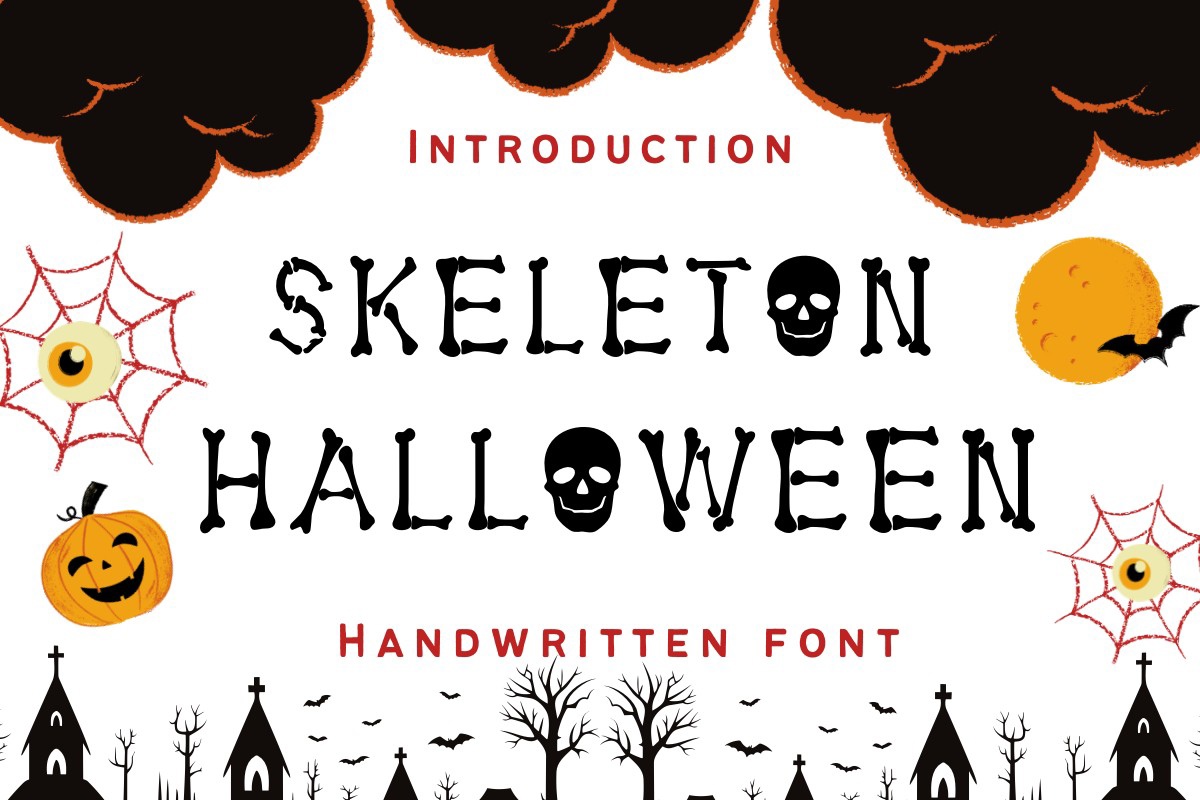 Шрифт Skeleton Halloween