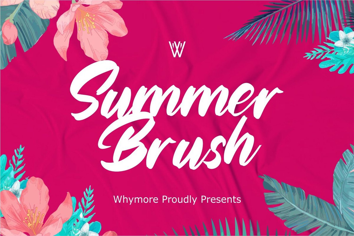 Шрифт Summer Brush