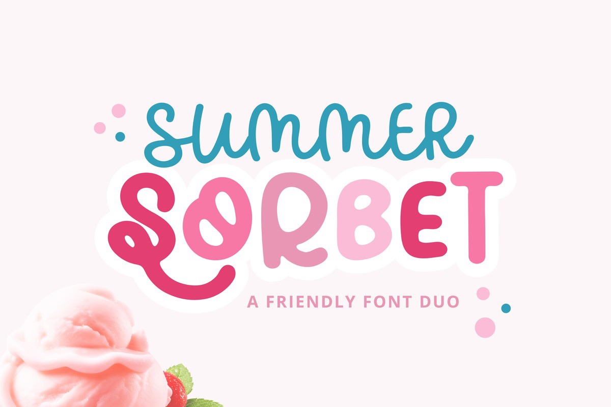 Шрифт Summer Sorbet