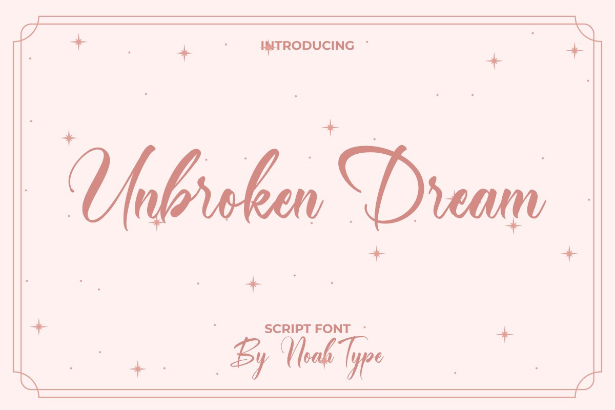 Шрифт Unbroken Dream