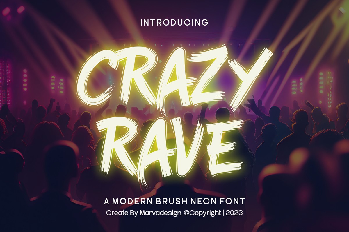 Шрифт Crazy Rave
