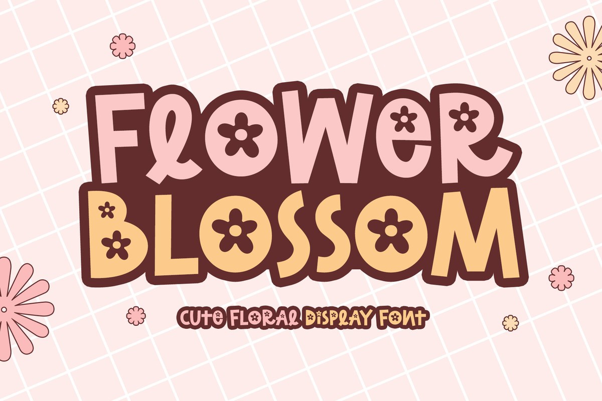 Шрифт Flower Blossom