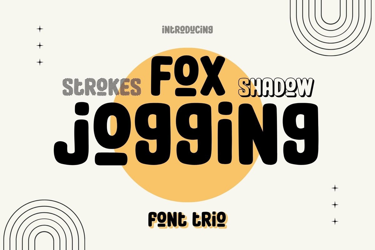 Шрифт Fox Jogging