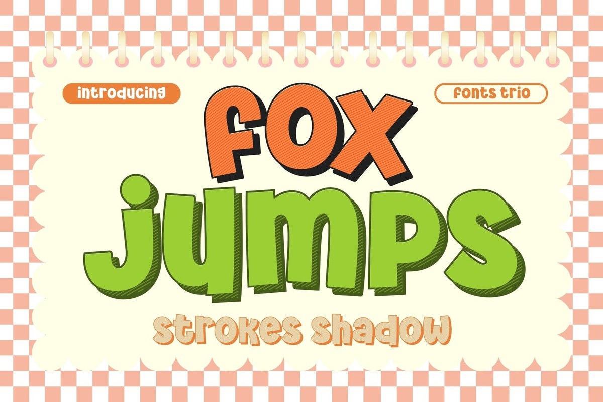 Шрифт Fox Jumps