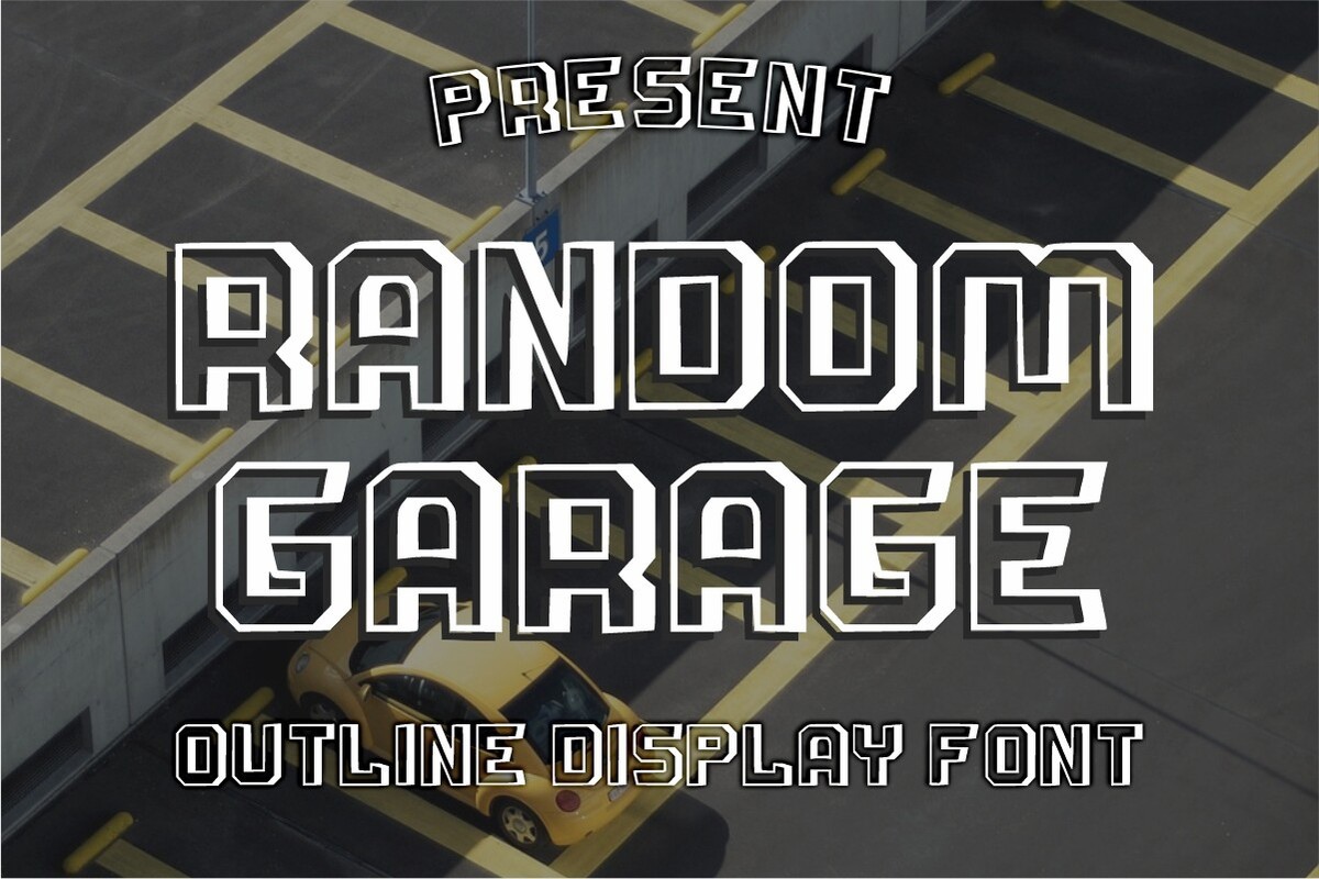 Шрифт Random Garage