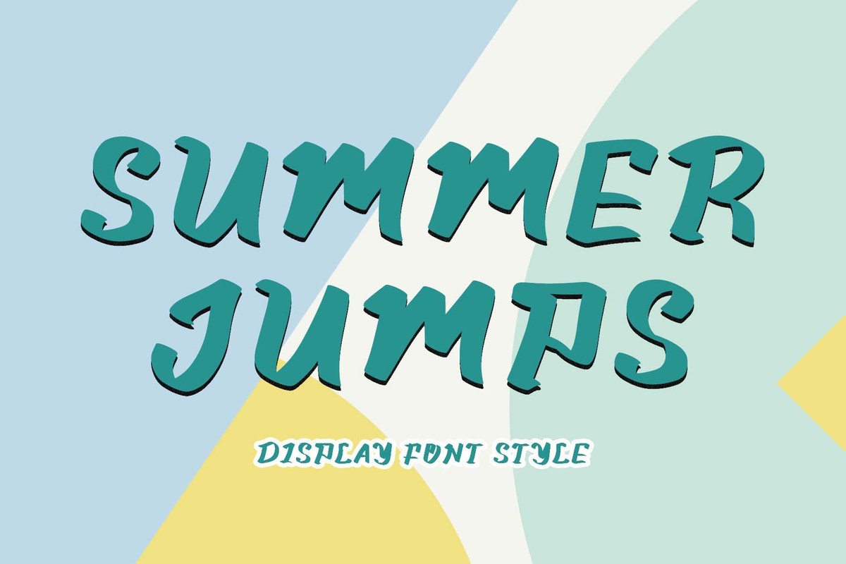 Шрифт Summer Jumps