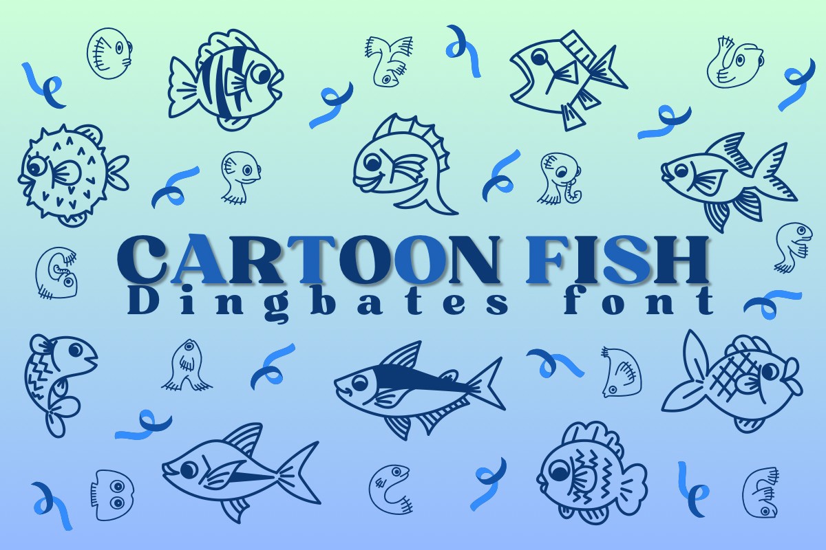 Шрифт Cartoon Fish