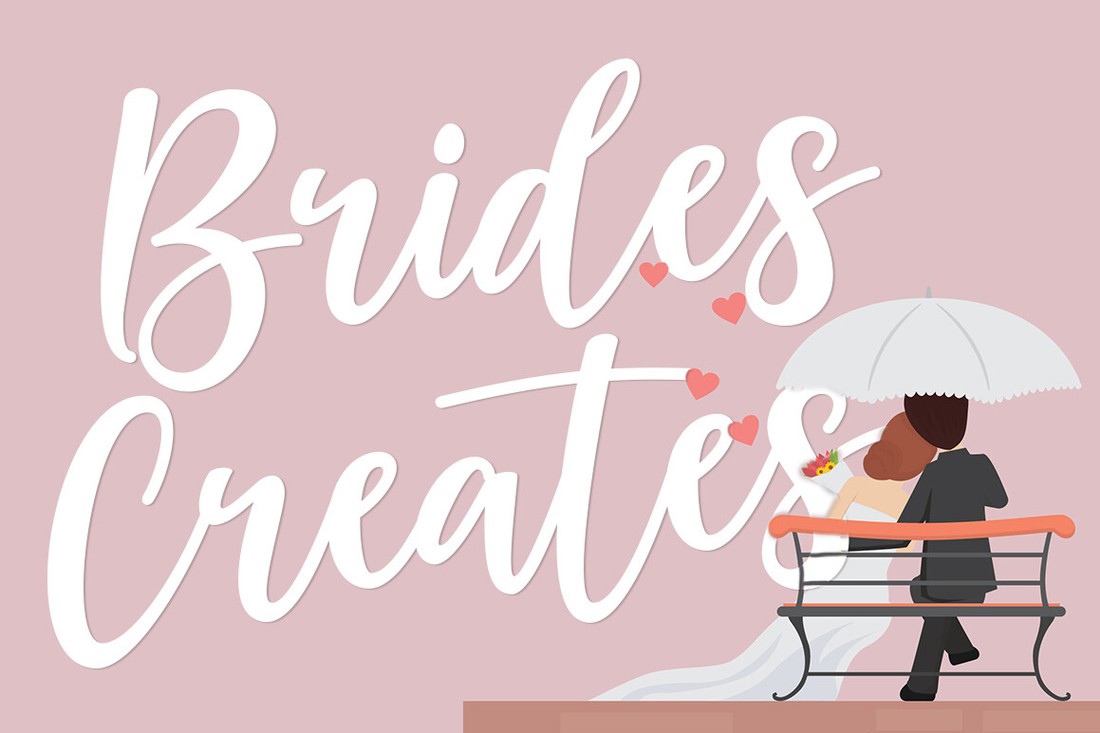 Шрифт Brides Creates