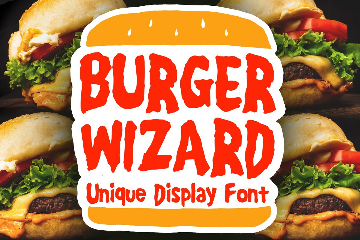 Шрифт Burger Wizard