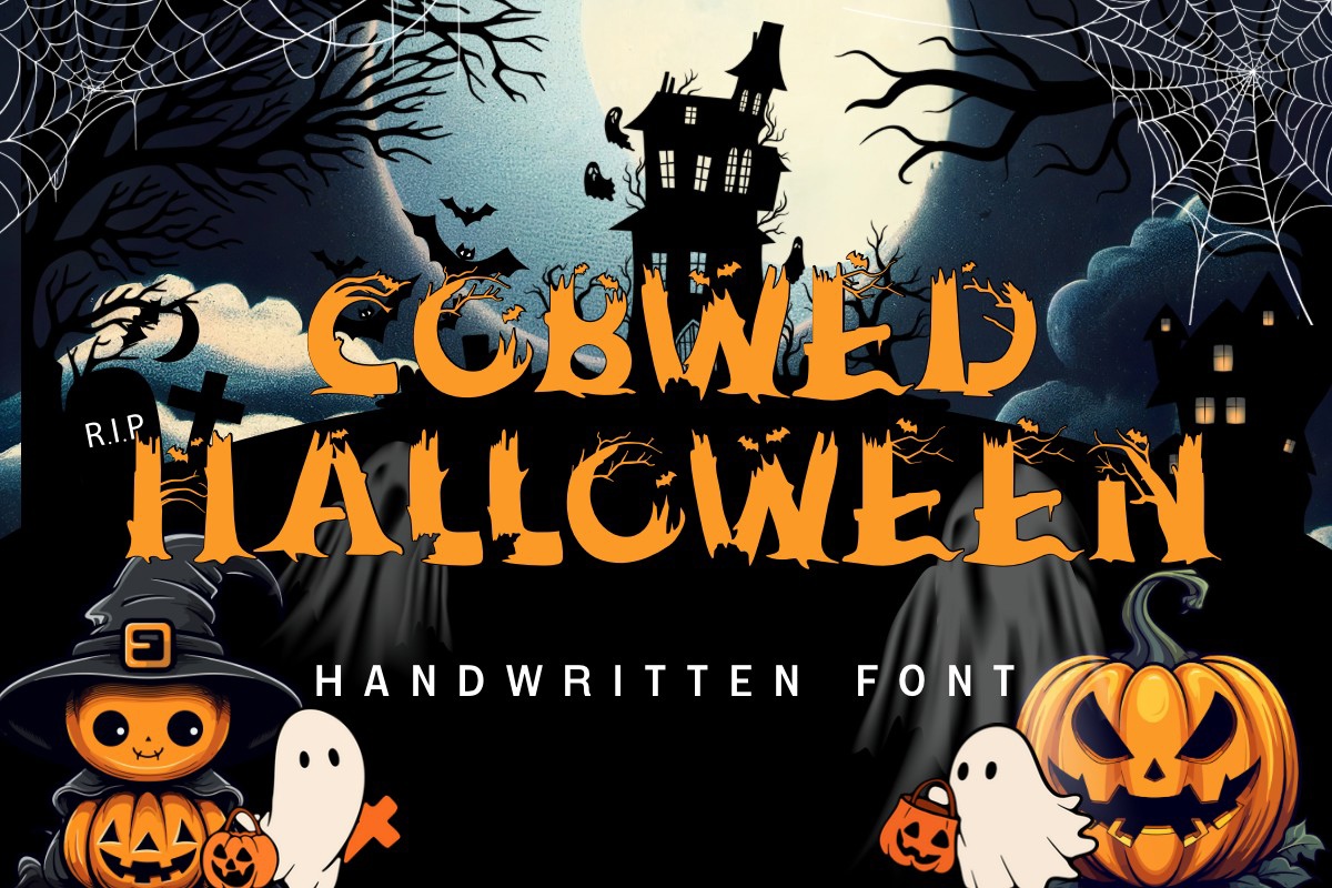 Шрифт Cobwed Halloween