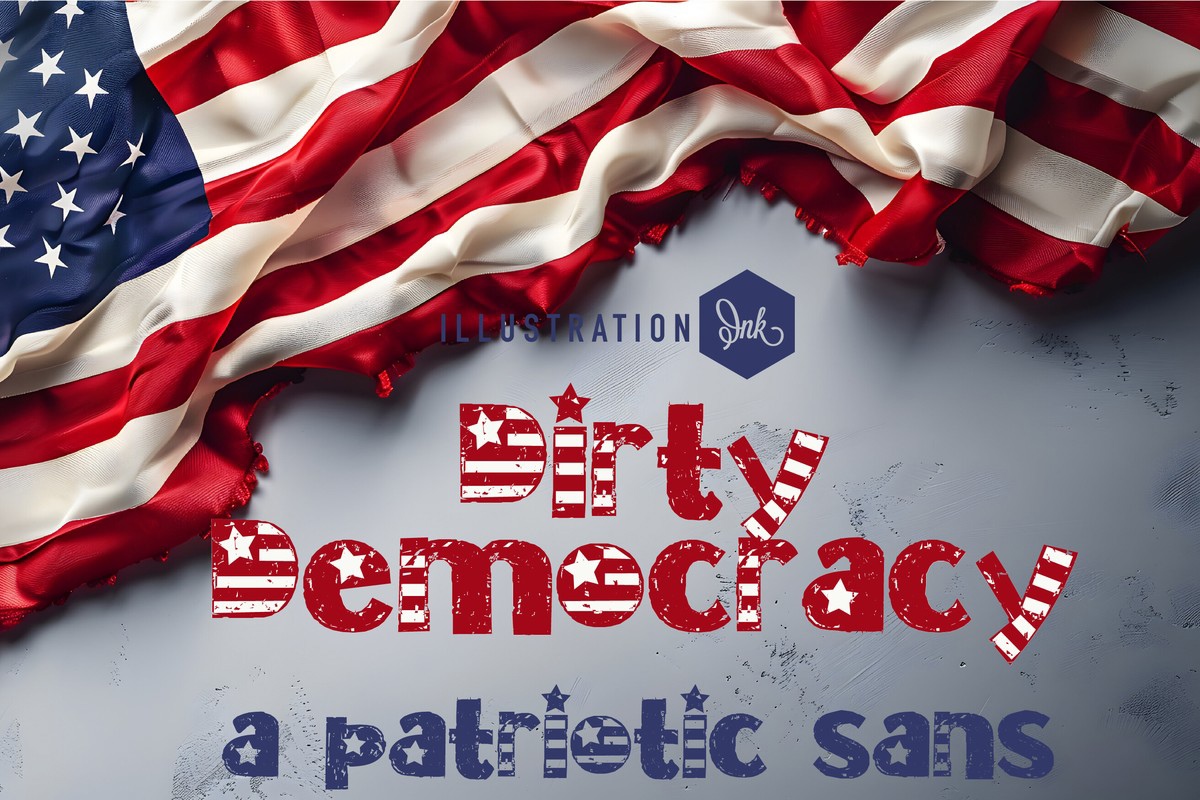 Шрифт ZP Dirty Democracy