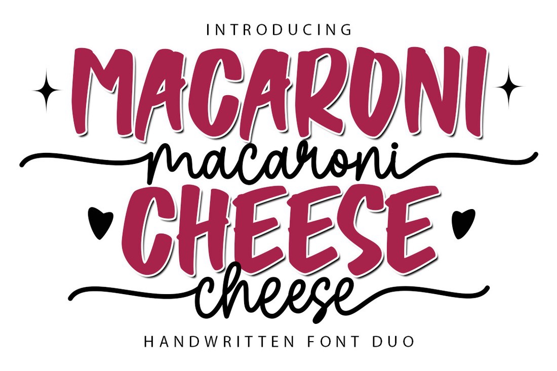 Шрифт Macaroni Cheese Duo