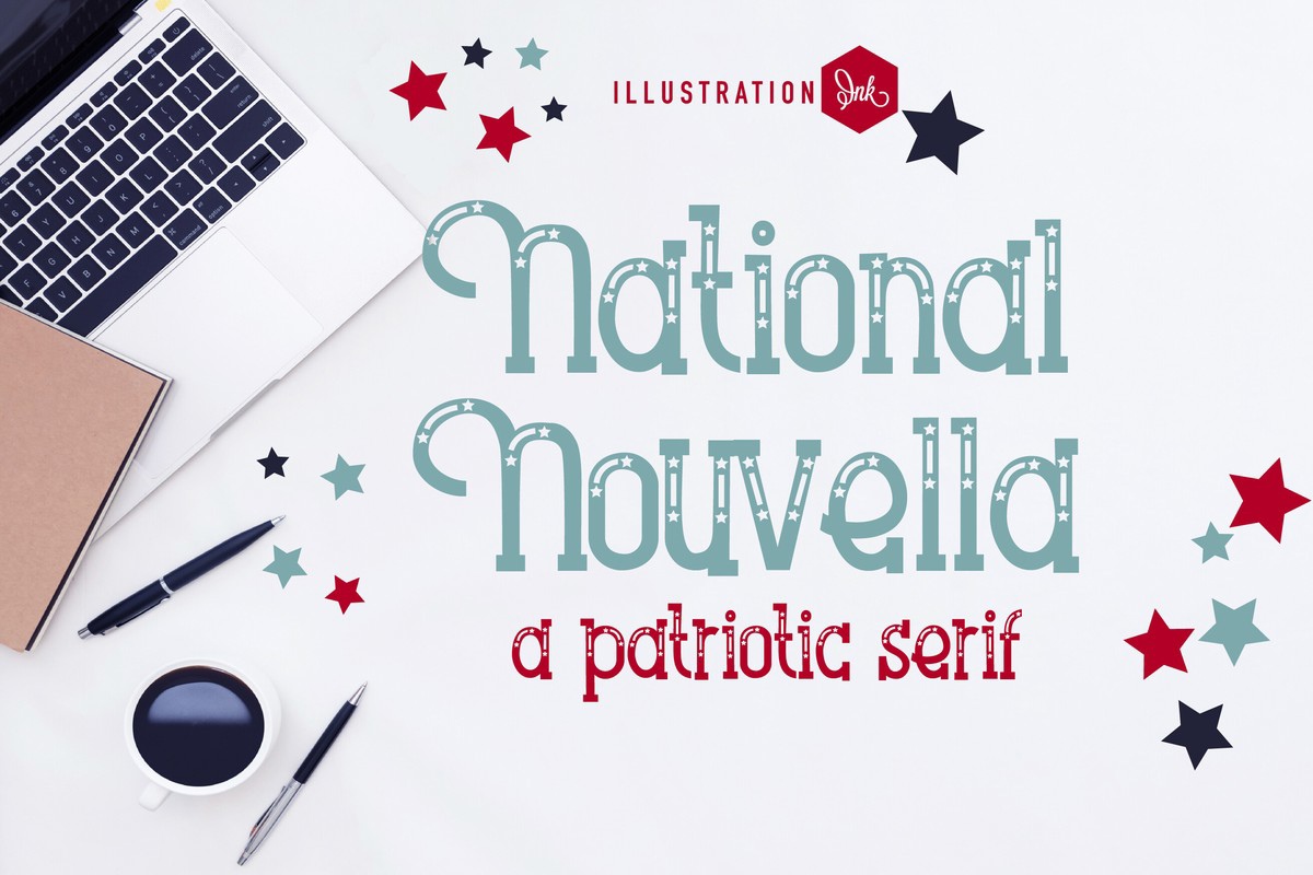 Шрифт PN National Nouvella