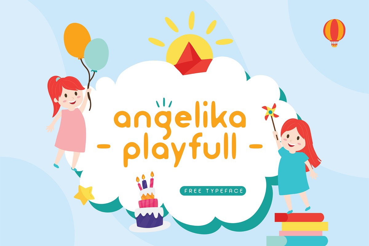 Шрифт Angelika Playful