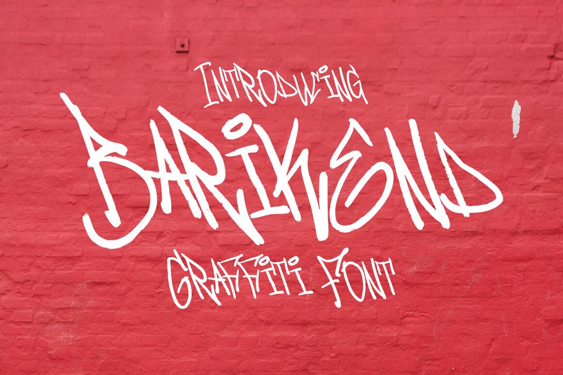 Шрифт Barikend Graffiti