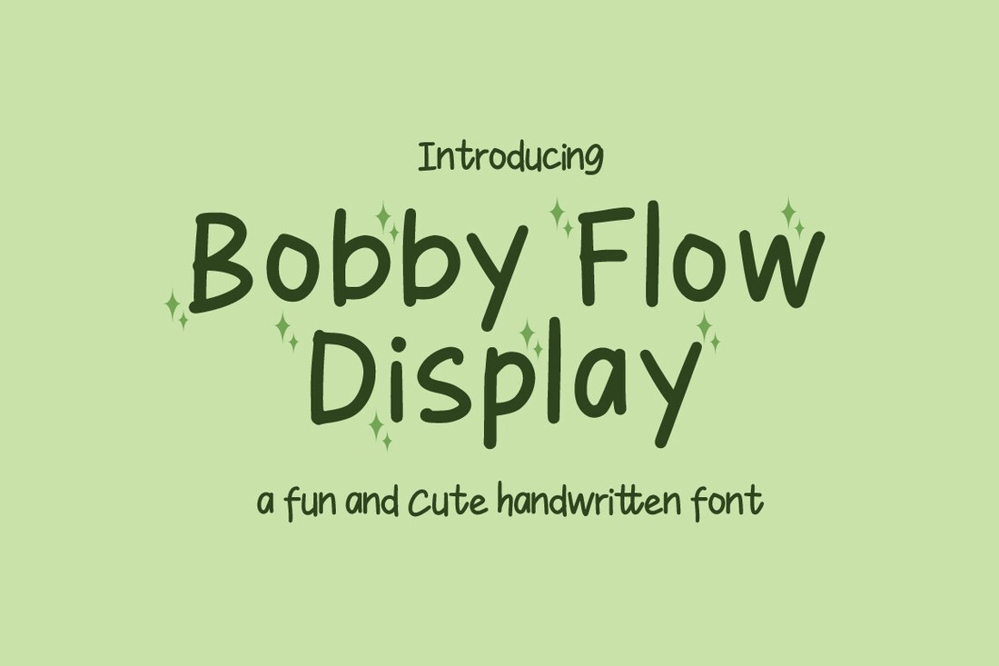 Шрифт Bobby Flow Display
