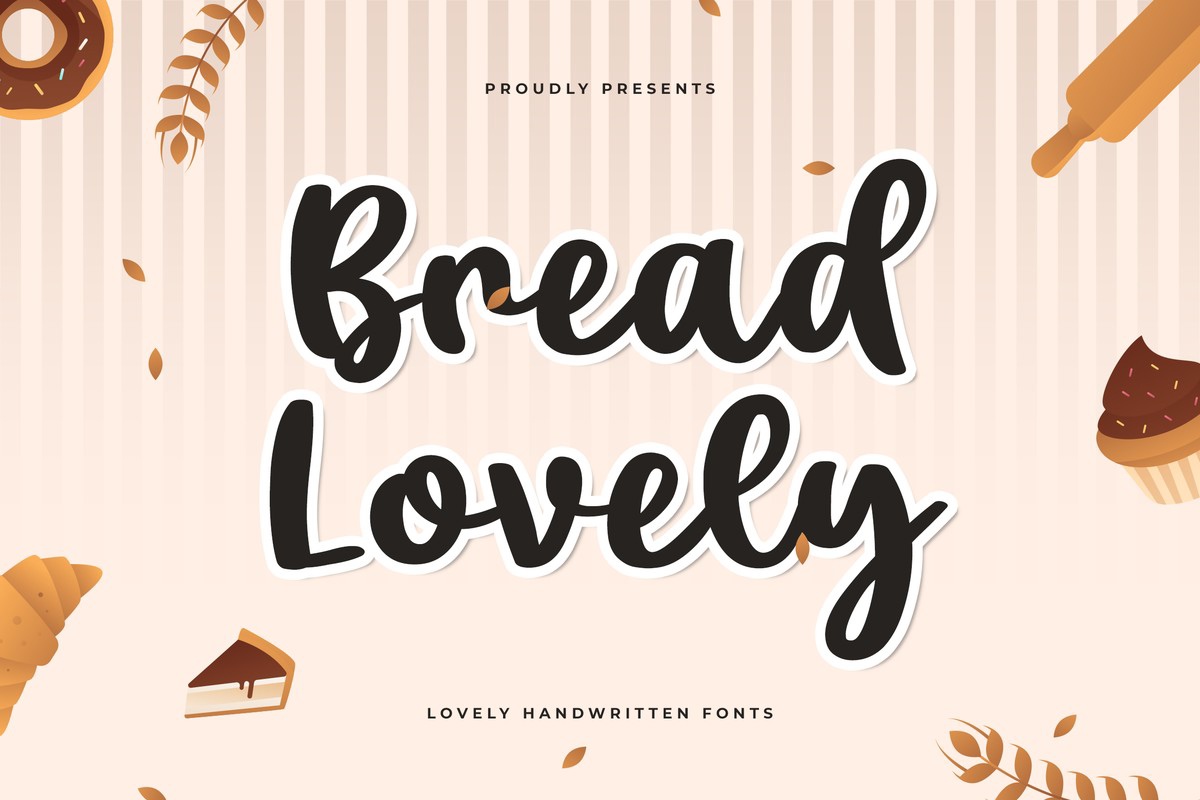 Шрифт Bread Lovely
