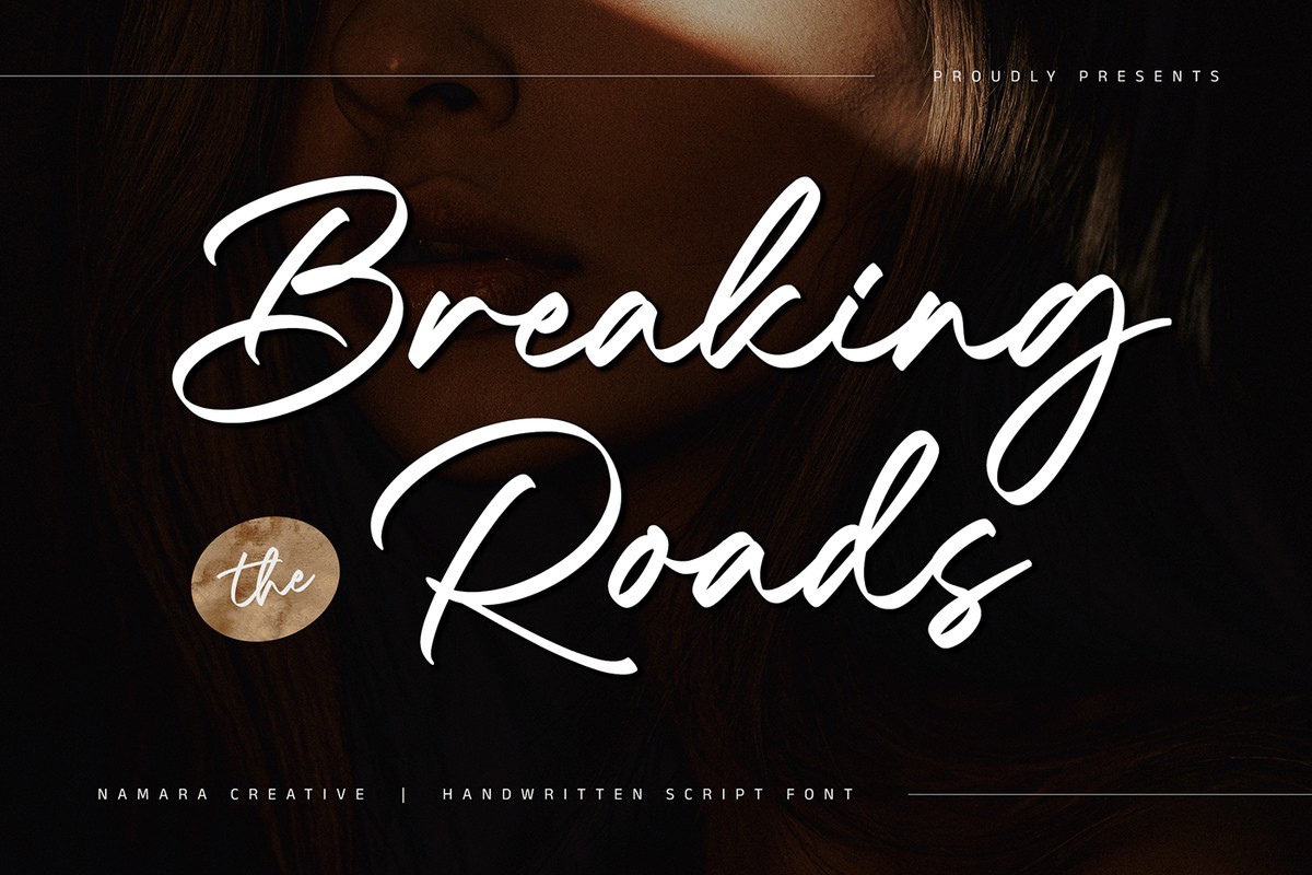 Шрифт Breaking Roads