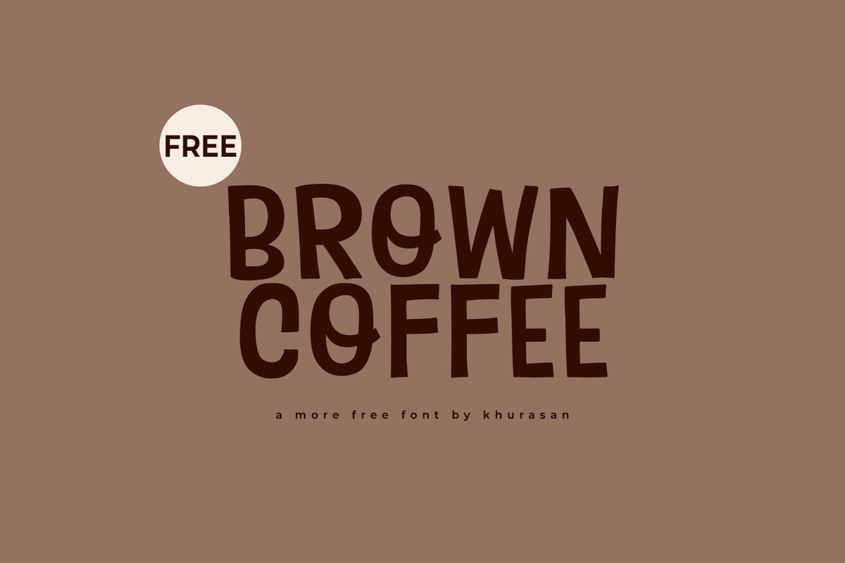 Шрифт Brown Coffee
