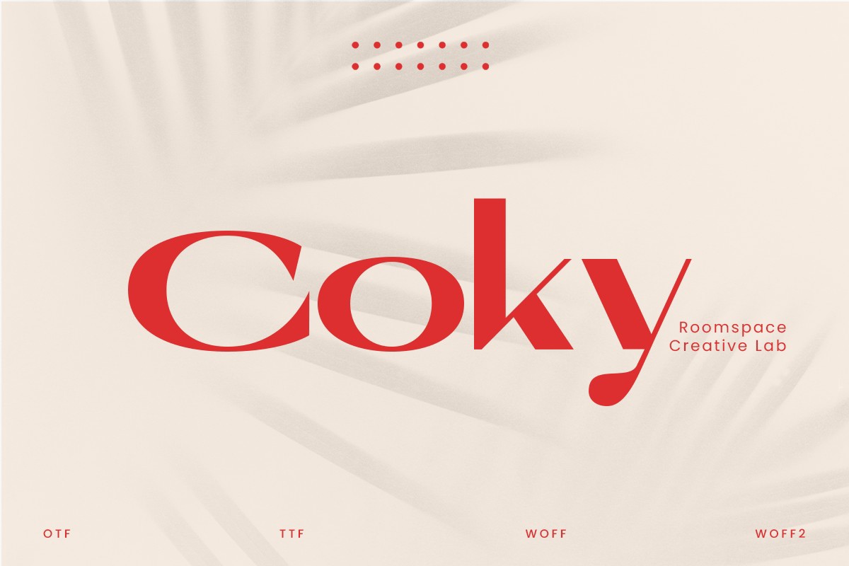 Шрифт Coky