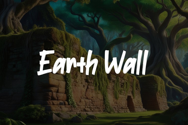 Шрифт Earth Wall