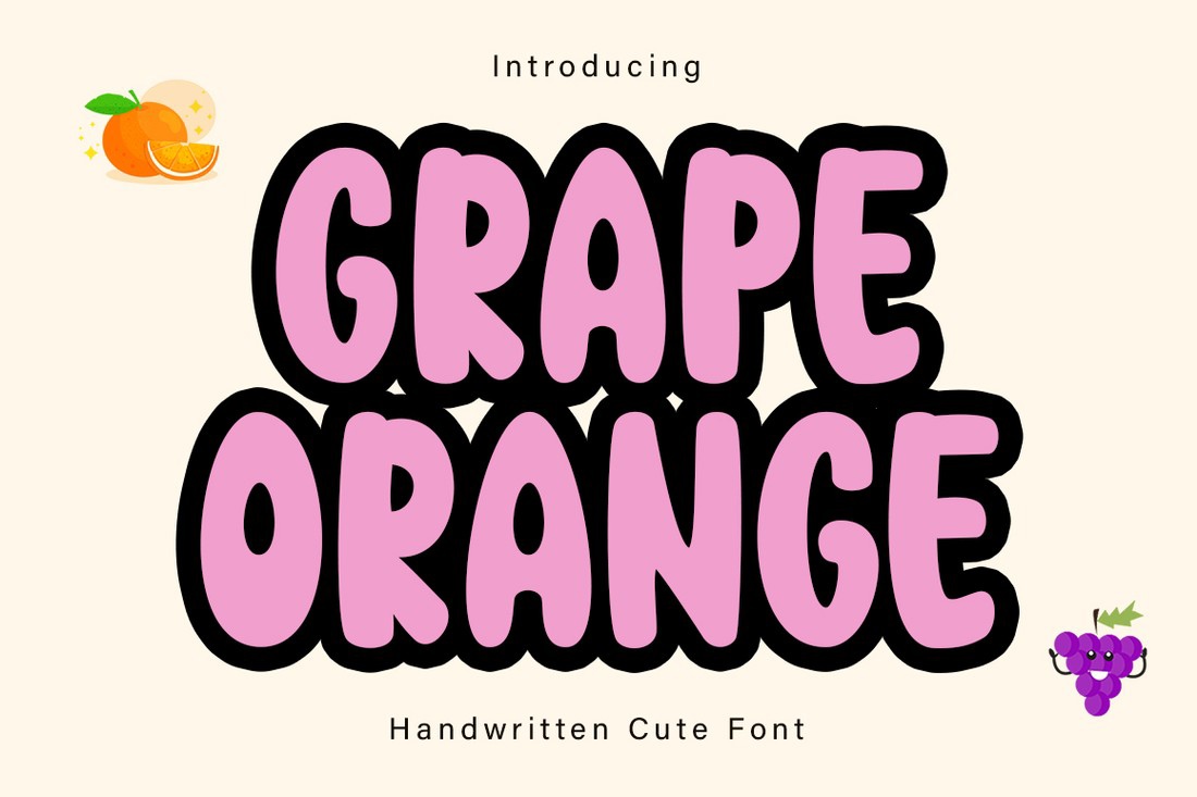 Шрифт Grape Orange