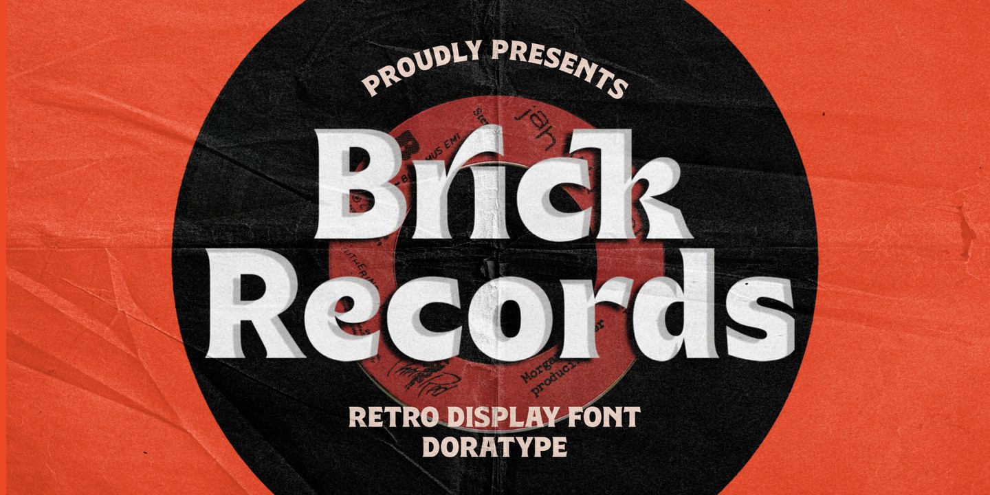 Шрифт Brick Records