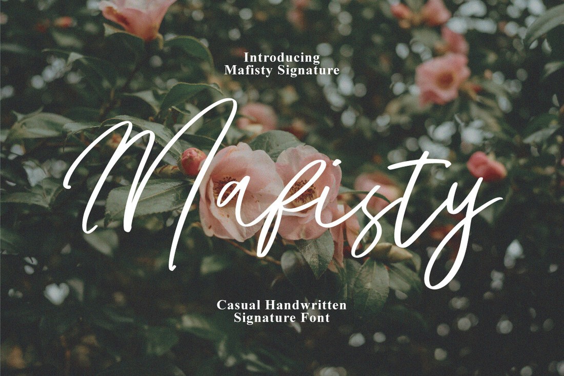 Шрифт Mafisty Signature