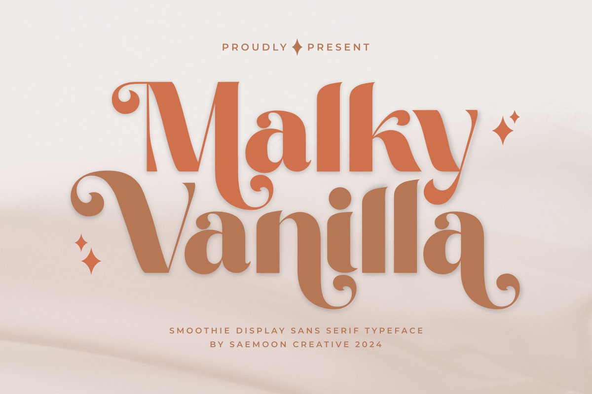 Шрифт Malky Vanilla